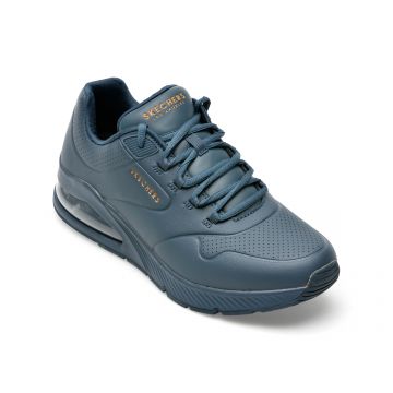 Pantofi SKECHERS bleumarin, UNO 2, din piele ecologica