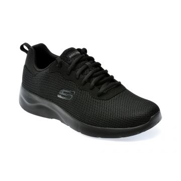 Pantofi SKECHERS negri, DYNAMIGHT 2.0, din material textil