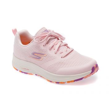 Pantofi SKECHERS roz, GO RUN CONSISTENT, din material textil