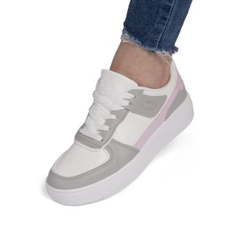 Sneakers dama din piele ecologica Gri Maya Marimea 36