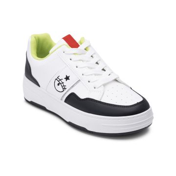 Sneakers dama piele ecologica Negri Teo Marimea 40