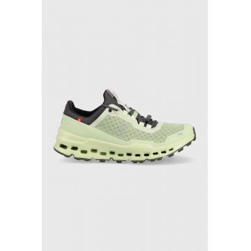 On-running pantofi Cloudultra femei, culoarea verde