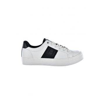 Pantofi sport colorblock de piele ecologica