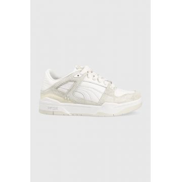 Puma sneakers din piele Slipstream Premium culoarea alb