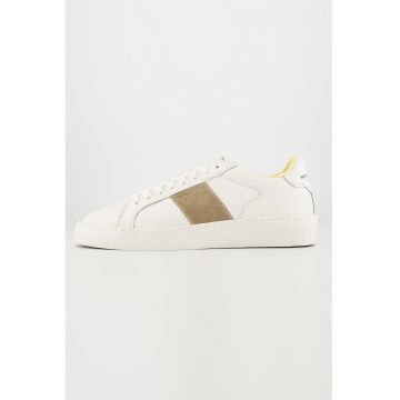 Pantofi sport de piele cu insertii de piele intoarsa