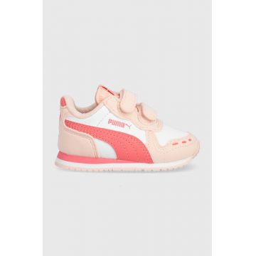 Puma sneakers pentru copii Cabana Racer SL 20 V Inf culoarea roz