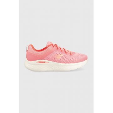 Skechers pantofi de alergat GO RUN Lite culoarea roz