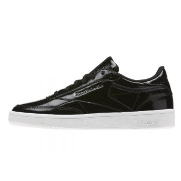 CLUB C 85 PATENT BLACK/WHITE