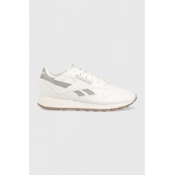 Reebok Classic sneakers Vegan culoarea alb HQ7195-CHALK/PUGR