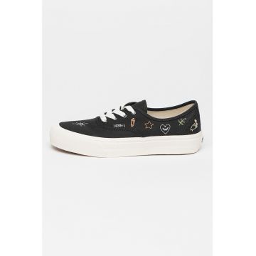 Tenisi flatform de panza cu broderie Authentic VR3