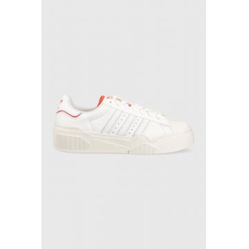 adidas Originals sneakers din piele Superstar Bonega 2B culoarea alb
