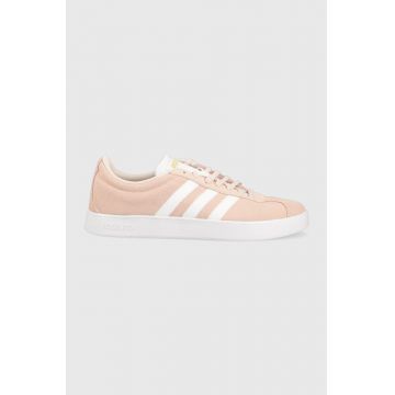 adidas sneakers COURT culoarea roz adidas sneakers COURT culoarea roz