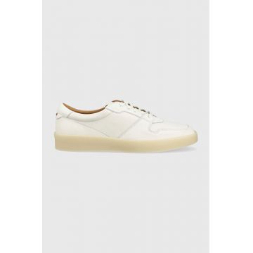 BOSS sneakers din piele Clay culoarea alb, 50492965