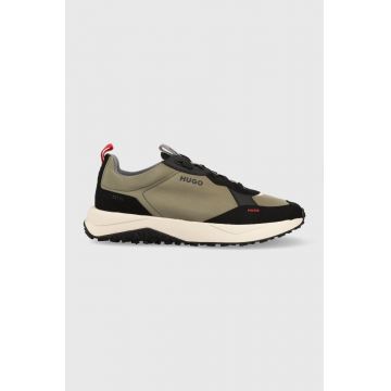 HUGO sneakers Kane culoarea verde, 50493146