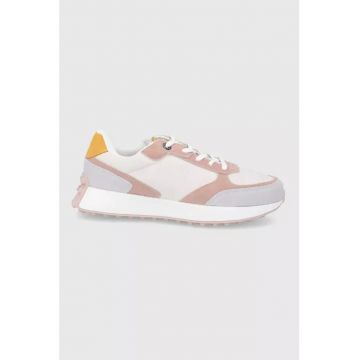 Pantofi sport colorblock cu insertii de piele intoarsa Pantofi sport colorblock cu insertii de piele intoarsa