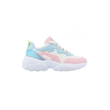 Pantofi sport colorblock cu sireturi Pantofi sport colorblock cu sireturi