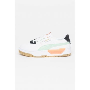 Pantofi sport cu garnituri din piele si piele intoarsa Cali Dream