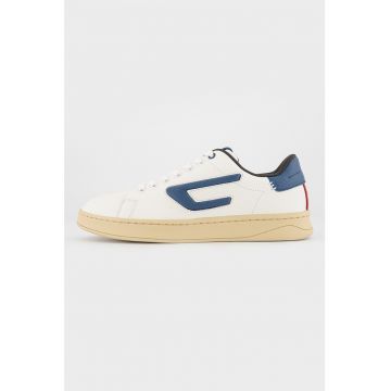 Pantofi sport de piele cu garnituri de piele ecologica S-Athene Pantofi sport de piele cu garnituri de piele ecologica S-Athene
