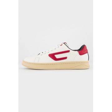 Pantofi sport de piele cu garnituri de piele ecologica S-Athene Pantofi sport de piele cu garnituri de piele ecologica S-Athene