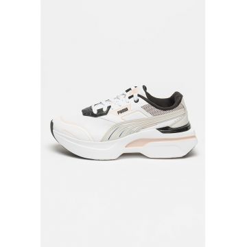 Pantofi sport de piele ecologica cu garnituri de plasa Kosmo Rider Pantofi sport de piele ecologica cu garnituri de plasa Kosmo Rider
