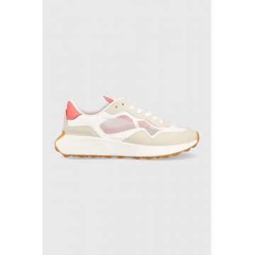 Tommy Jeans sneakers TJW TRANSLUCENT RUNNER culoarea bej, EN0EN02215 Tommy Jeans sneakers TJW TRANSLUCENT RUNNER culoarea bej, EN0EN02215