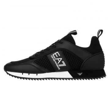 Pantofi sport EMPORIO ARMANI EA7 unisex BLACK&WHITE LACES - X8X027XK0500A120