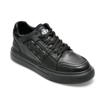 Pantofi sport GRYXX negri, 22033, din piele naturala