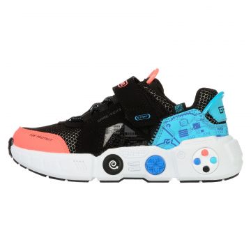 Pantofi sport SKECHERS pentru copii GAMETRONIX - 402260LBKMT