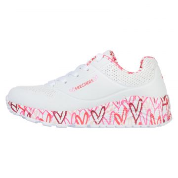 Pantofi sport SKECHERS pentru copii UNO LITE - LOVEY LUV - 314976LWRPK