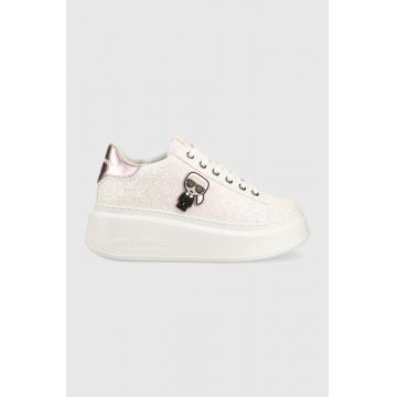 Karl Lagerfeld sneakers ANAKAPRI culoarea alb, KL63530F