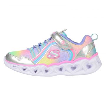 Pantofi sport SKECHERS pentru copii HEART LIGHTS - RAINBOW LUX - 302308LSMLT