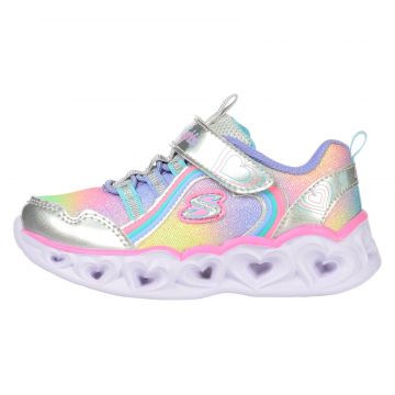 Pantofi sport SKECHERS pentru copii HEART LIGHTS - RAINBOW LUX - 302308NSMLT