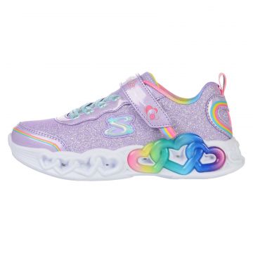 Pantofi sport SKECHERS pentru copii INFINITE HEART LIGHT - 303751LLVMT