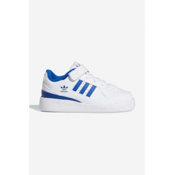 adidas Originals sneakers pentru copii FY7986 Forum Low culoarea alb