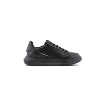 Emporio Armani sneakers din piele culoarea negru, X4X633 XM964 K001