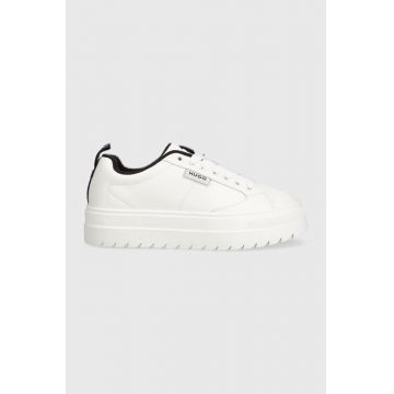 HUGO sneakers Lyssa culoarea alb, 50498658