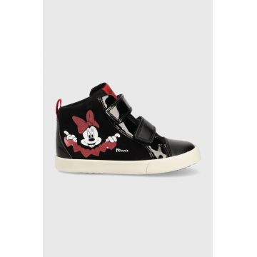 Geox sneakers pentru copii x Disney culoarea negru