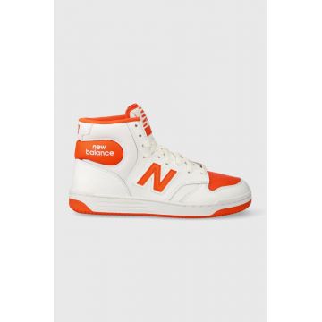 New Balance sneakers BB480SCA culoarea alb
