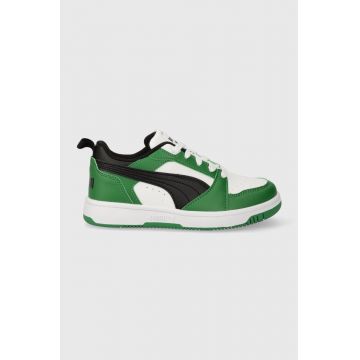 Puma sneakers pentru copii Rebound V6 Lo PS culoarea verde