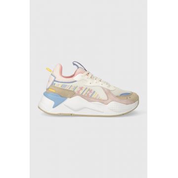Puma sneakers pentru copii RS-X Sweater Wthr Jr culoarea bej