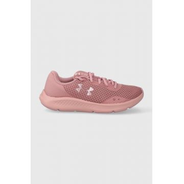 Under Armour pantofi de alergat Charged Pursuit 3 culoarea roz