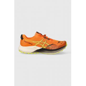 Asics pantofi de alergat Fuji Lite 4 culoarea portocaliu