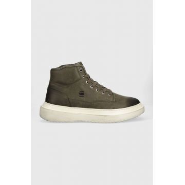 G-Star Raw sneakers DEXTER MID NUB culoarea verde, 2242048701.OLV