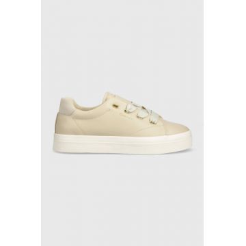 Gant sneakers din piele Avona culoarea bej, 27531157.G11