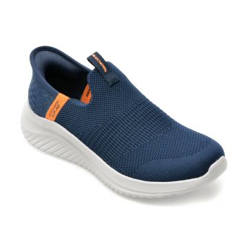 Pantofi SKECHERS bleumarin, ULTRA FLEX 3-SMO, din material textil