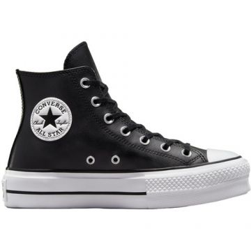 Tenisi cu platforma femei Converse Chuck Taylor All Star Lift Leather High Top 561675C