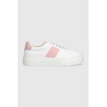 Armani Exchange sneakers culoarea alb, XDX134.XV726.K643