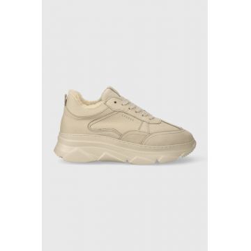 Copenhagen sneakers din piele culoarea bej, CPH60 teddy