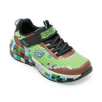 Pantofi SKECHERS multicolor, MEGA-CRAFT 3, din piele ecologica