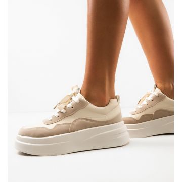 Sneakers dama Oradela Bej